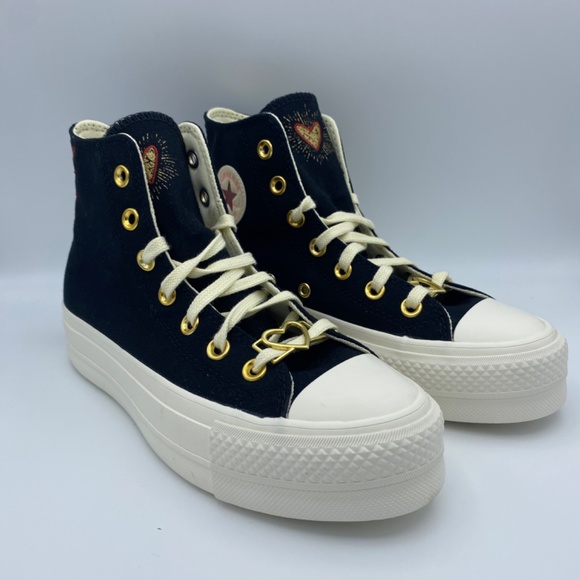 Converse Chuck Taylor All Star Hi Heart Embroidery - Picture 5 of 9